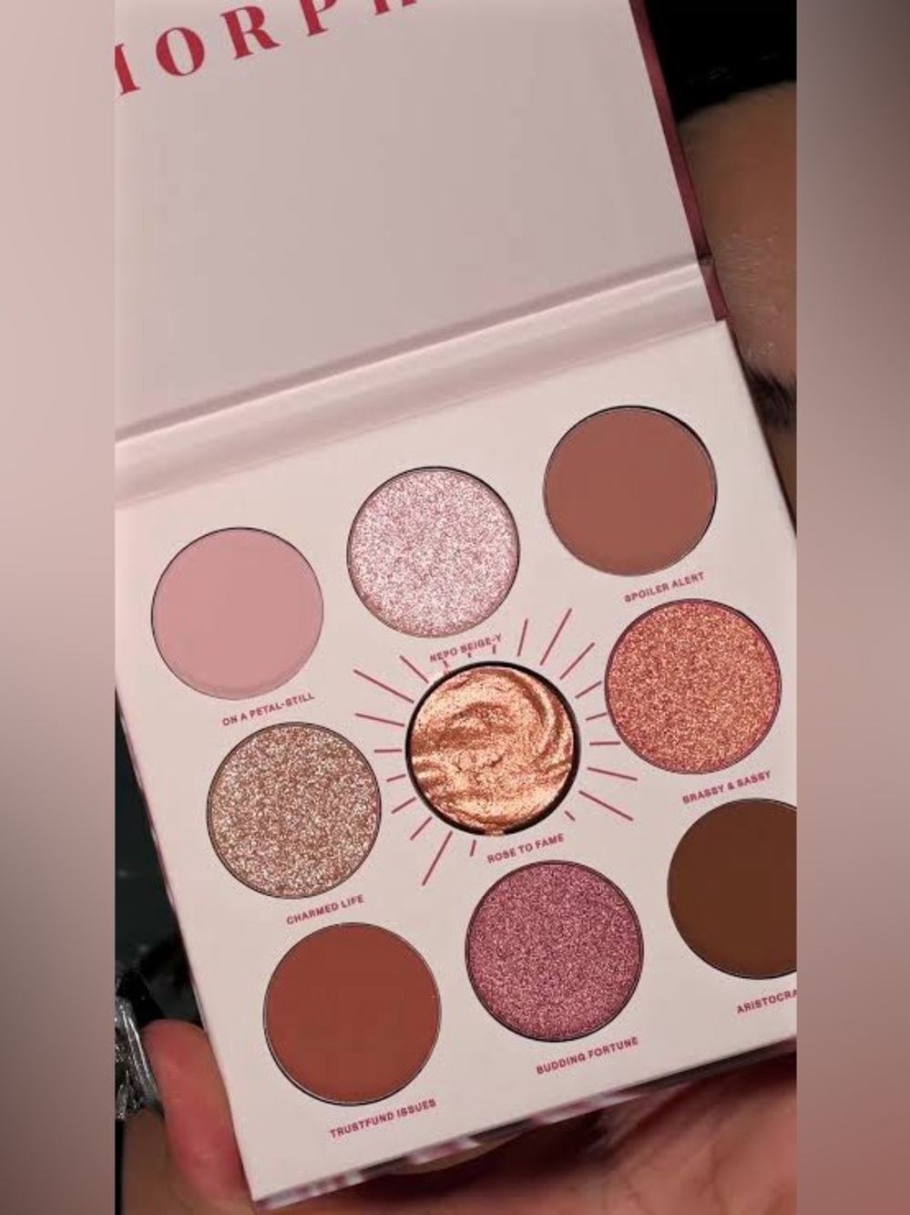 NIB Morphe Exclusive Morphe Rose To Fame Eyeshadow - Picture 2 of 5